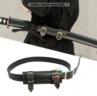 Leather Katana Sword Belt : 1